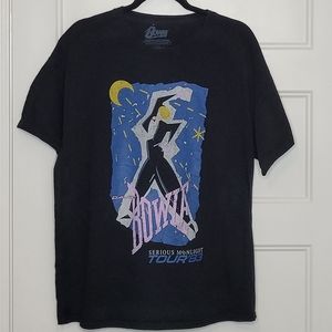 David Bowie Tour 83 Serious Moonlight XL T-Shirt